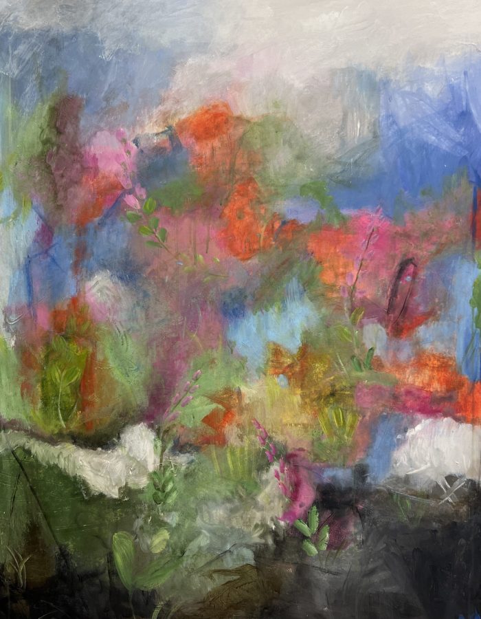 Sommerflirt.jpg Sommerflirt - 100 x 80 cm - akryl på lerret