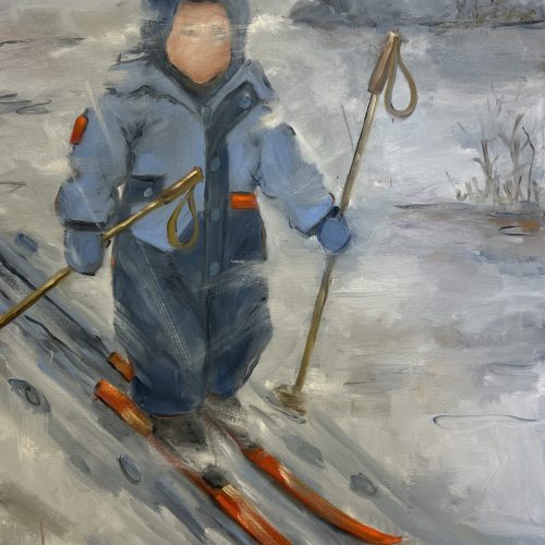 Nye staverJPG Nye staver - olje på lerret - 80 x 60 cm