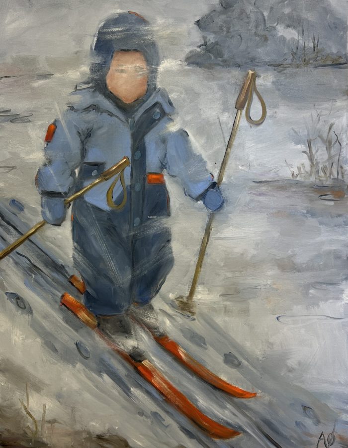 Nye staverJPG Nye staver - olje på lerret - 80 x 60 cm